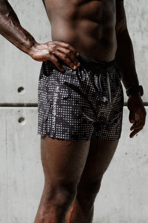 4" Performance Short - Urban Grid