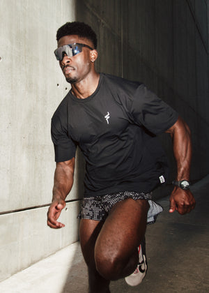 Performance Tee - Black (Emblem)