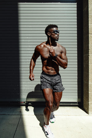 4" Performance Short - Urban Grid