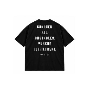 'The Mission' Oversized Tee - Black
